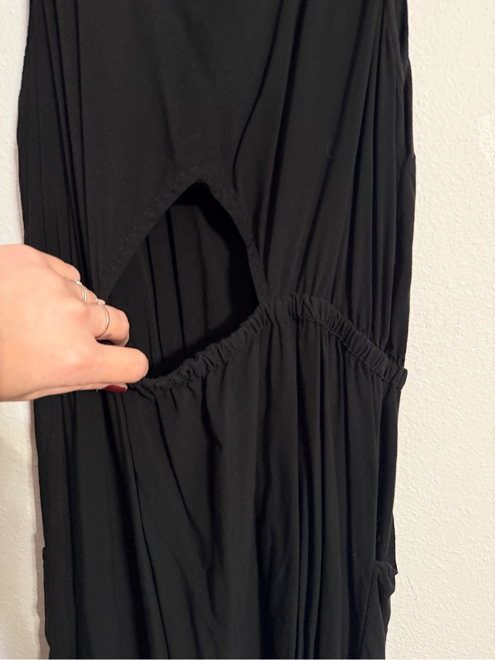 ☀️ Mossimo Supply Co. •  Black Sleeveless Midi Tank Dress • Women’s Small - Picture 7 of 12